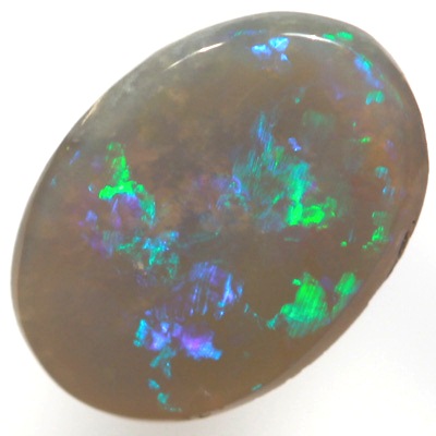 SOLID SEMI BLACK OPAL Sparkles of green and blue